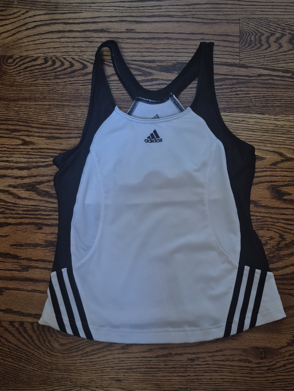 NWOT!!! Adidas White & Black Athletic Racerback Tank